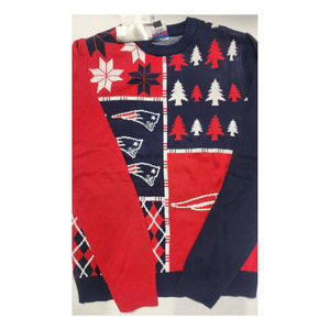 New England patriots ugly sweater small